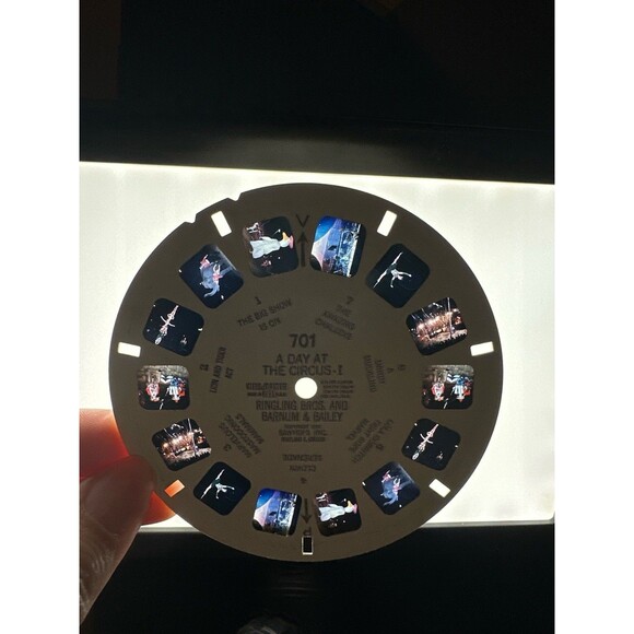 Vintage View-Master Reel 701 Ringling Bros Circus Kodachrome 1950 - Picture 4 of 4